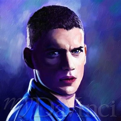 Wentworth Miller Oil Painting Giclee - myDaVinci